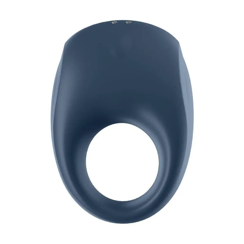 Satisfyer Pro Silicone Blue App-enabled Powerful Vibrating Cock Ring - Peaches and Screams