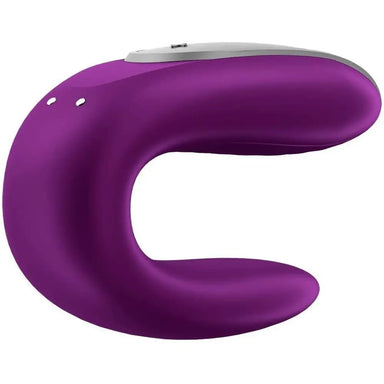 Satisfyer Pro Silicone Purple Rechargeable Clitoral Vibrator With Remote - Peaches and Screams