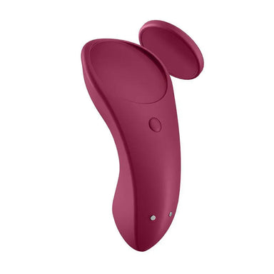 Satisfyer Pro Silicone Red App-enabled Rechargeable Clitoral Vibrator - Peaches and Screams