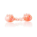 Screaming o Silicone Pink Stretchy Vibrating Cock Ring With Dual Motors - Peaches and Screams