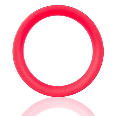 Screaming o Silicone Red Stretchy Classic Cock Ring - Peaches and Screams