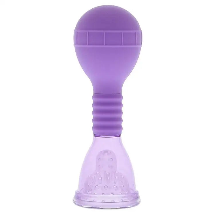 Seven Creations Silicone Purple Advanced Clit Pump - Peaches and Screams