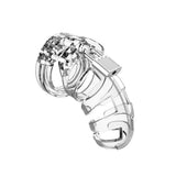 Shots 3.5 inch male clear chastity cage for him - peaches and screams