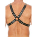 Shots Black Heavy Duty Leather And Chain Body Harness - Peaches and Screams