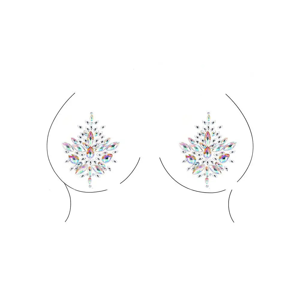 Shots Kinky Dazzling Nipple Bling Jewel Sticker - Peaches and Screams