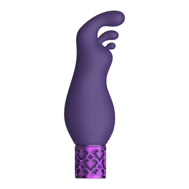 Shots Royal Gems Silicone Purple Rechargeable Bullet Vibrator - Peaches and Screams