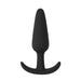 Shots Silicone Black Slim Small Butt Plug for Beginners - Peaches and Screams