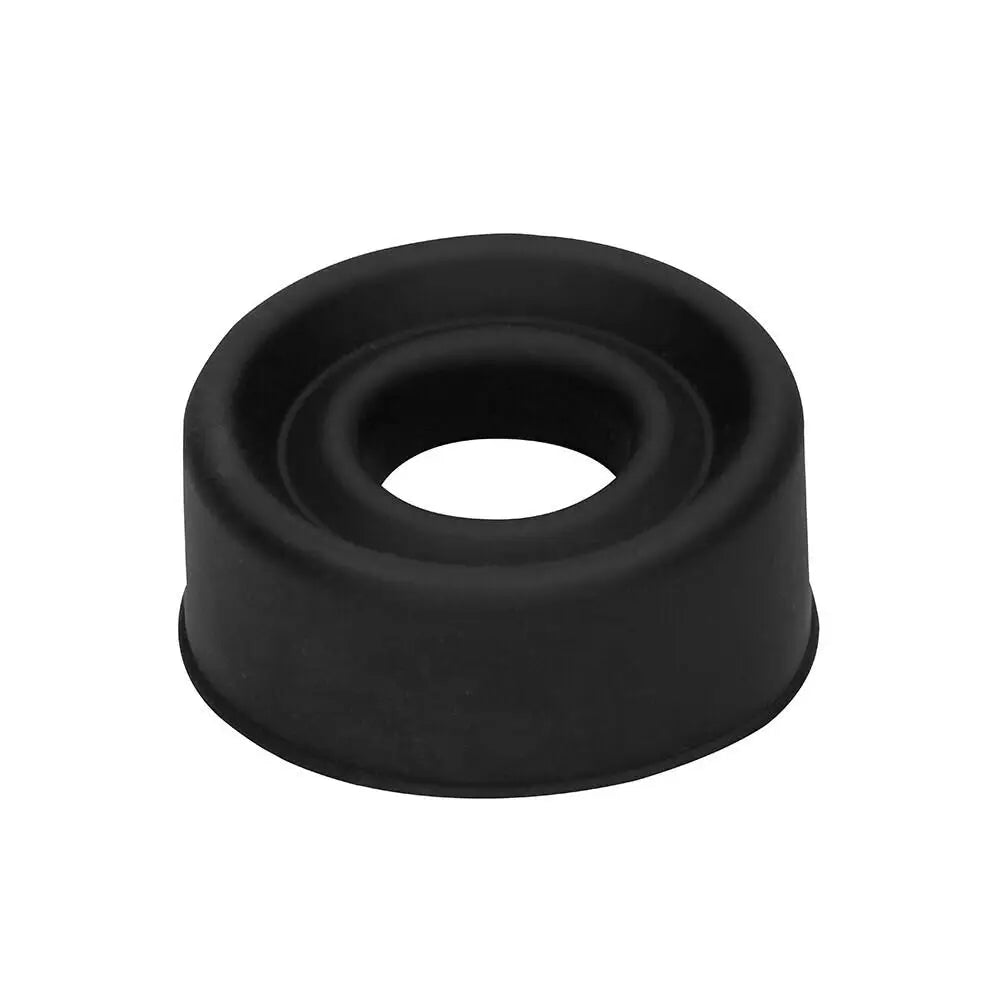 Shots Silicone Black Strong Pump Sleeve For Him - Peaches and Screams