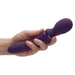 Shots Silicone Purple Double Ended Rechargeable Wand Massager - Peaches and Screams