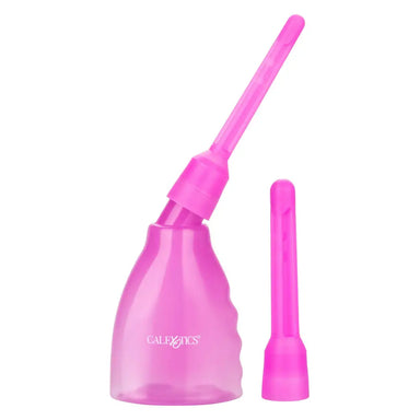 Shots Ultimate Transparent Pink Reusable Anal Douche - Peaches and Screams