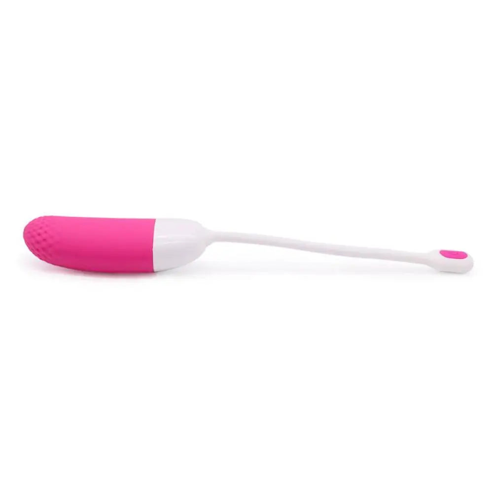 Silicone pink rechargeable mini clitoral vibrator with remote - peaches and screams