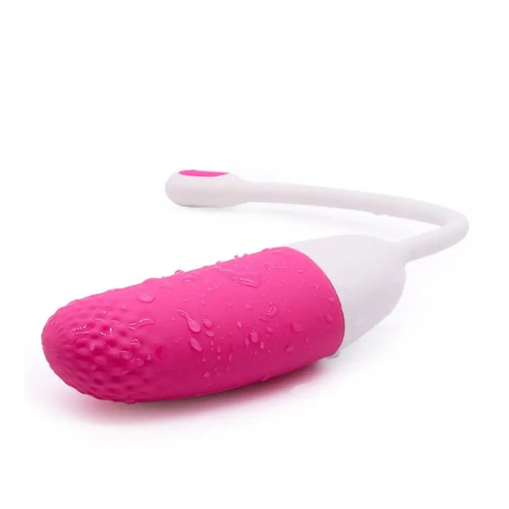 Silicone pink rechargeable mini clitoral vibrator with remote - peaches and screams