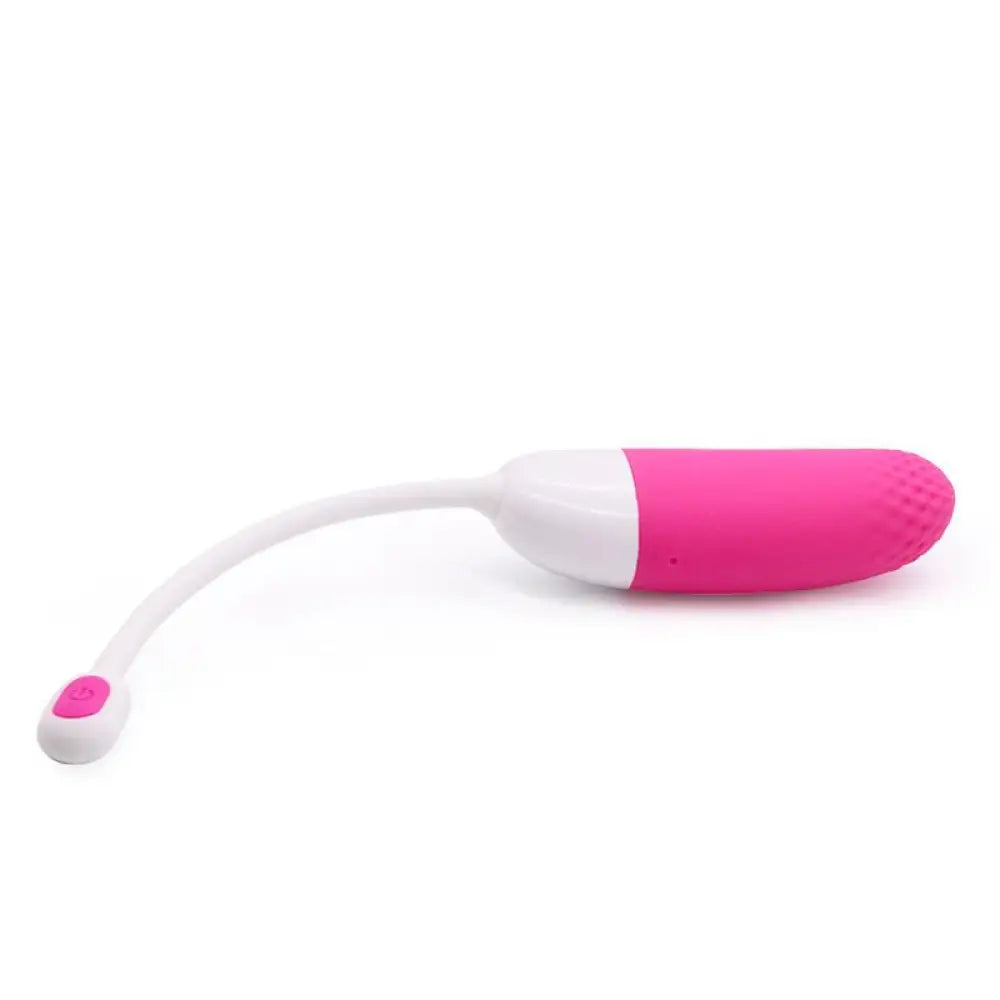 Silicone pink rechargeable mini clitoral vibrator with remote - peaches and screams