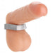 Silver Hex Heavy Duty Cock Ring And Ball Stretcher - Peaches Screams