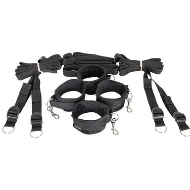 Sportsheets Black Under The Bed Bondage Restraint System - Peaches and Screams