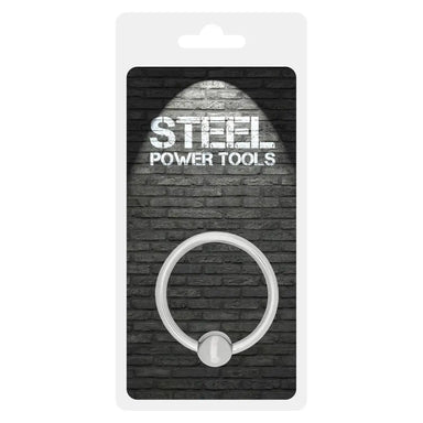 Steel Power Tools Stainless - steel Silver Penis Ring 30mm - Peaches and Screams