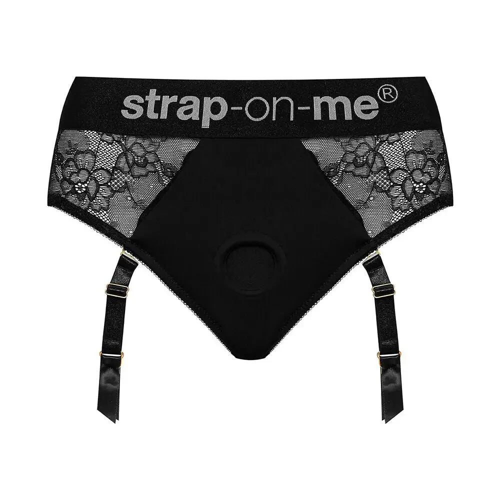 Strap On Me Black Diva Medium Harness Lingerie For Her - Peaches and Screams