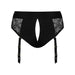 Strap On Me Diva Small Black Harness Lingerie For Her - Peaches and Screams