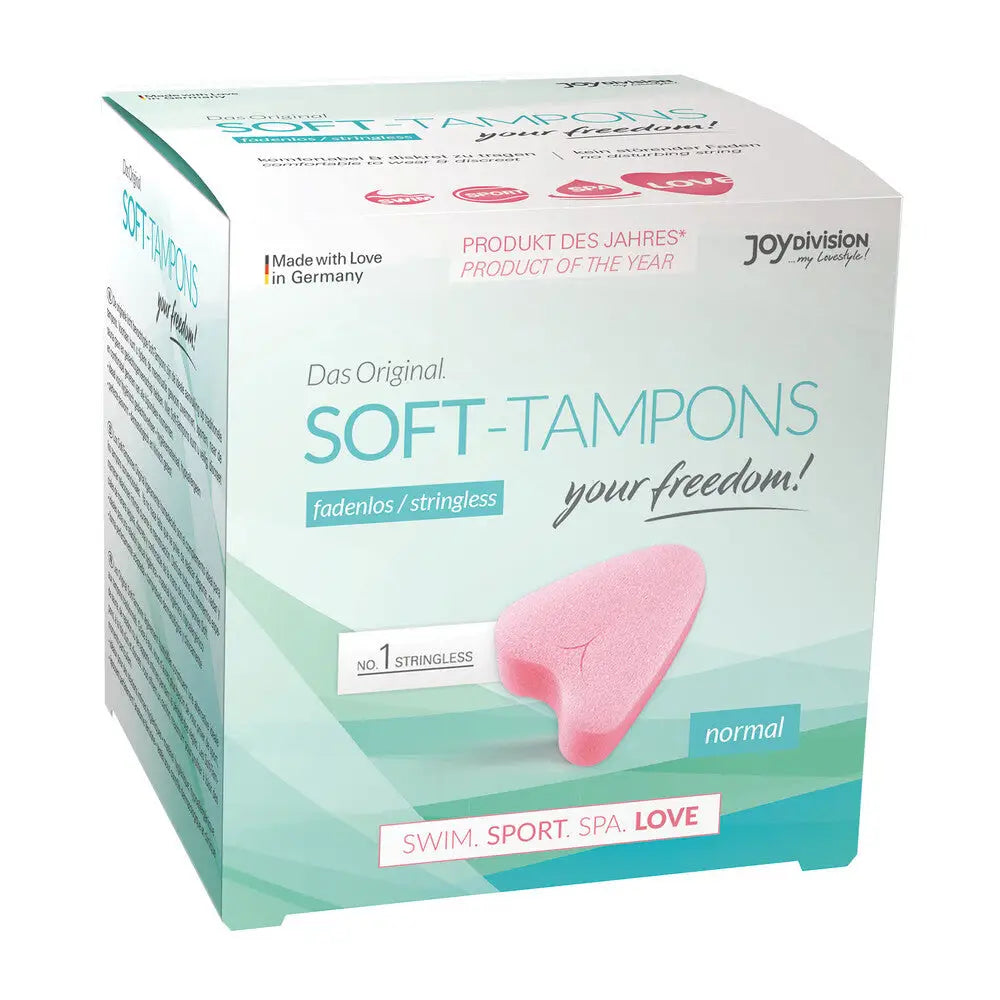 Stringless original soft tampons normal 3 pieces - peaches and screams
