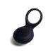 Svakom Silicone Black Rechargeable Mini Vibrating Cock Ring - Peaches and Screams