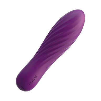 Svakom Silicone Purple Extra-powerful Rechargeable Mini Bullet Vibrator - Peaches and Screams