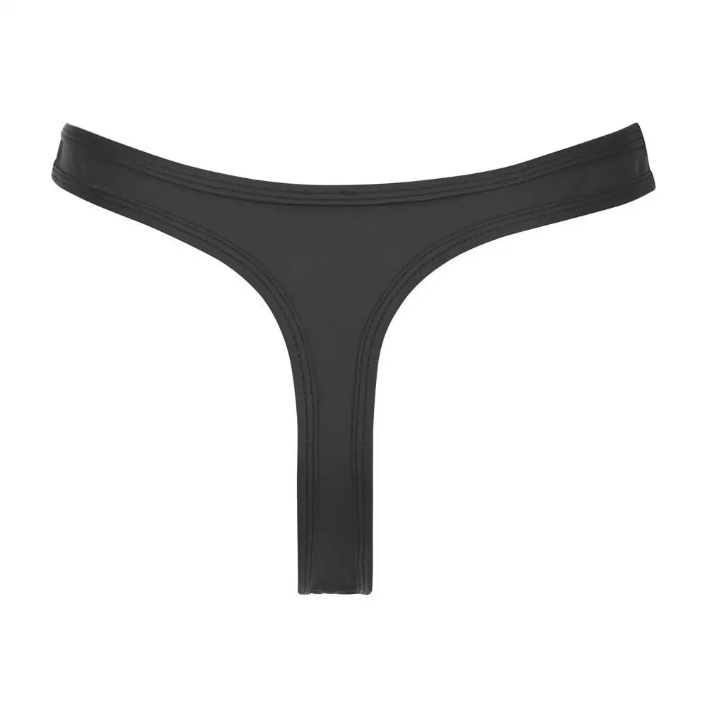 Svenjoyment Stretchy Sexy Black Crotchless G-string For Him - X Large - Peaches and Screams