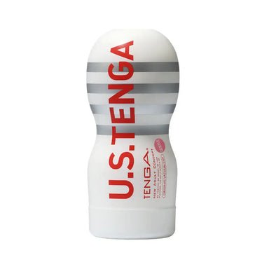Tenga Jelly Stretchy White Masturbator With Gentle Vacuum Cup - Peaches and Screams