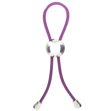Toy Joy Purple Adjustable Cock Ring For Him - Peaches and Screams