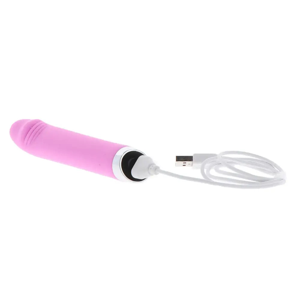 Toy joy silicone pink rechargeable discreet bullet vibrator - peaches and screams