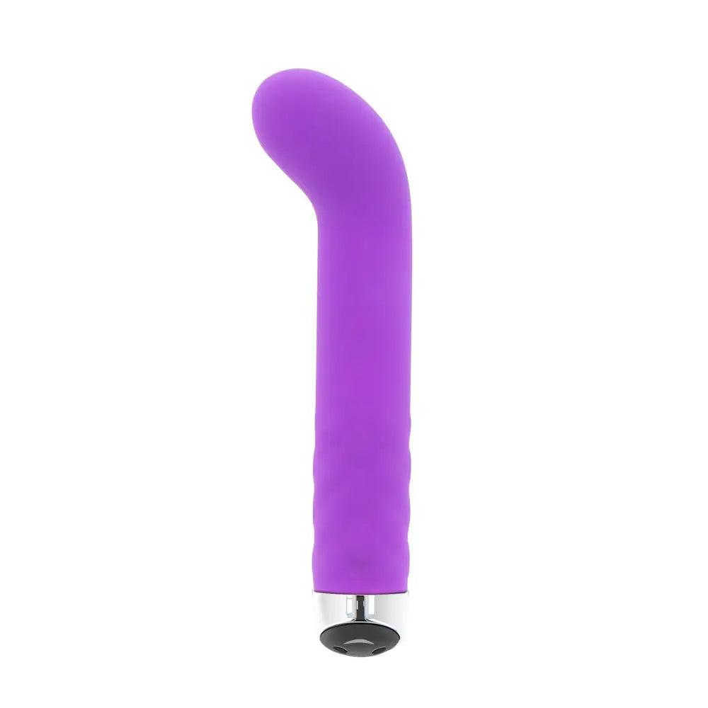 Toy Joy Silicone Purple Rechargeable Discreet G - spot Vibrator - Peaches and Screams