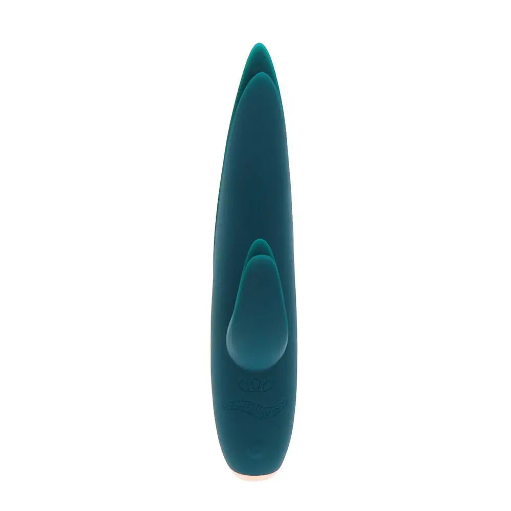 Toyjoy Silicone Green Rechargeable Rabbit Vibrator With Dual Motors - Peaches and Screams