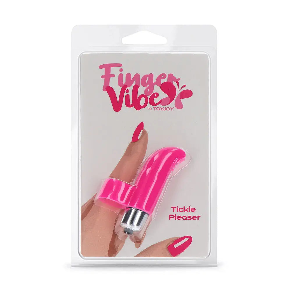 Toyjoy silicone pink discreet mini finger vibrator - peaches and screams