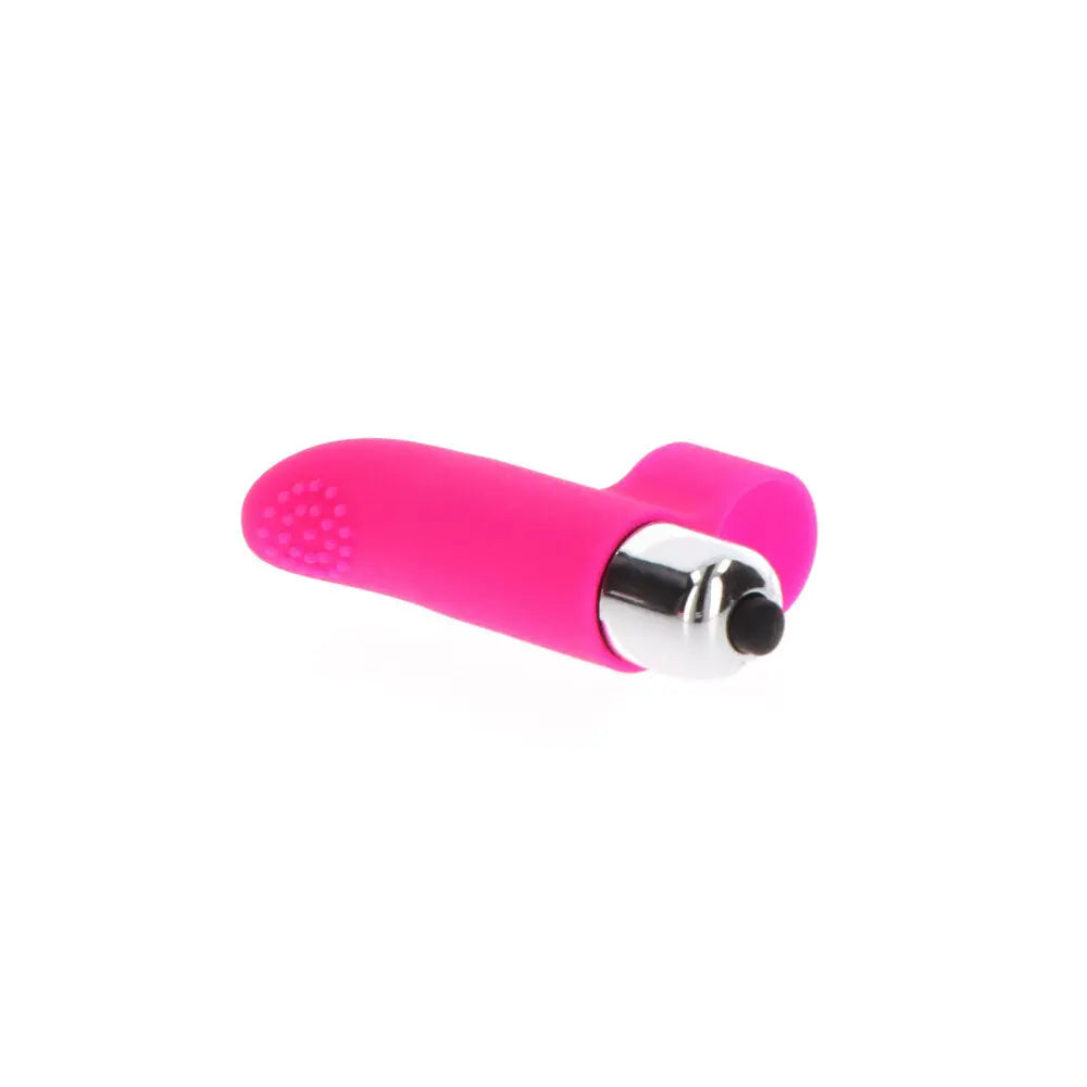 Toyjoy silicone pink discreet mini finger vibrator - peaches and screams