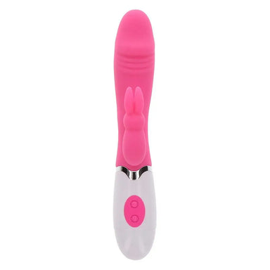 Toyjoy Silicone Pink Funky Rabbit Vibrator With 4 - functions - Peaches and Screams