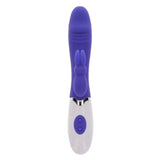 Toyjoy silicone purple funky rabbit vibrator with 4 functions - peaches and screams