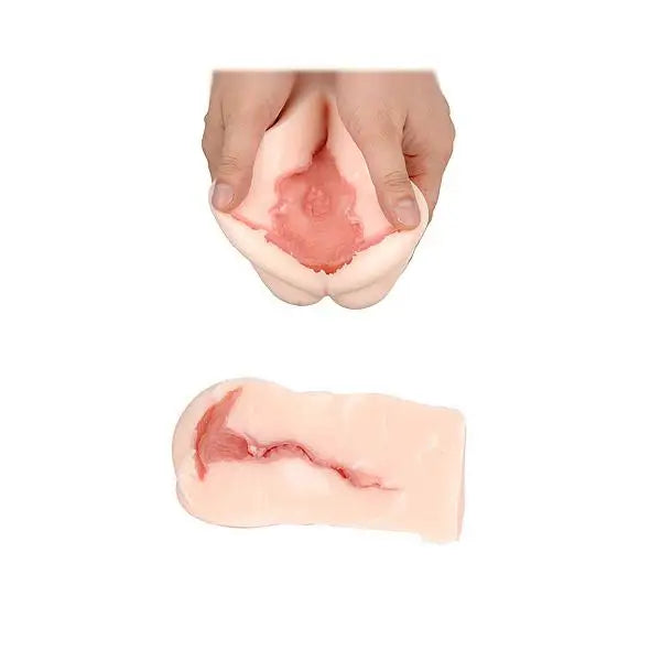 Utensil Race Flesh Pink Stretchy Realistic Vagina Masturbator - Peaches and Screams