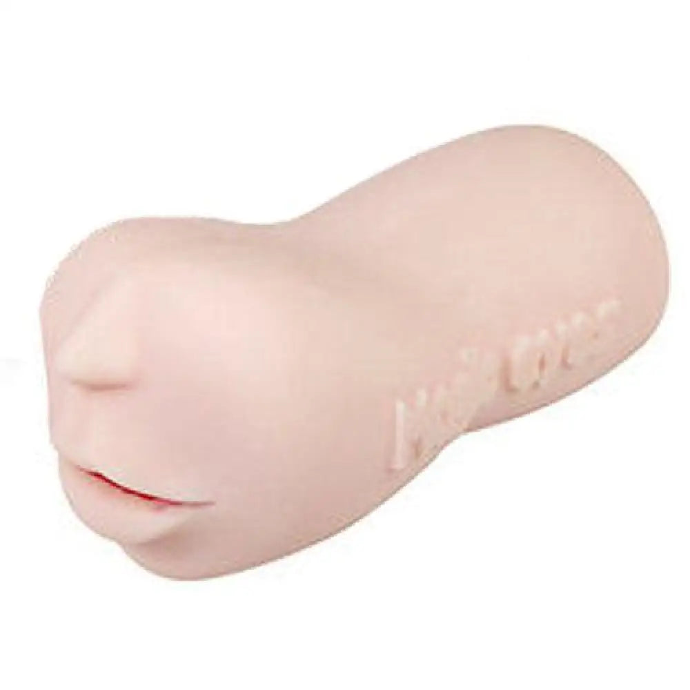 Utensil Race Stretchy Realistic Flesh Mouth Masturbator for Men - Peaches and Screams