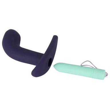 You2toys Silicone Black Rechargeable Prostate Massager With Remote - Peaches and Screams
