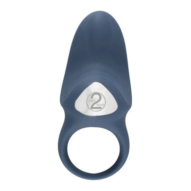 You2toys Silicone Blue Rechargeable Multi-speed Vibrating Cock Ring - Peaches and Screams
