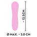 You2toys Silicone Pink Multi-speed Rechargeable Mini Vibrator - Peaches and Screams