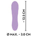 You2toys Silicone Purple Multi-speed Rechargeable Mini Bullet Vibrator - Peaches and Screams