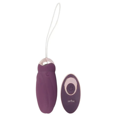 You2toys Silicone Purple Rechargeable Rotating Love Ball With Remote - Peaches and Screams